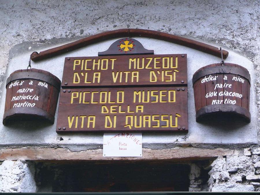 THE LITTLE MUSEUM OF LIFE UP HERE - CASTELMAGNO